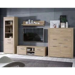 Wandboard -Sonoma Eiche - 120 cm breit -Wohnzimmer Verkäufe 1023033500 04 1600Wx1600H