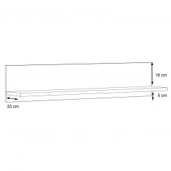 Wandboard - Betonoptik - weiß - 125 cm breit -Wohnzimmer Verkäufe 1023037700 06 1600Wx1600H