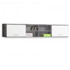 Wandregal - Betonoptik - 206 cm