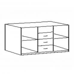 Ella@HOME Sideboard - Sandeiche-weiß Hochglanz 7 Ella@HOME Sideboard - Sandeiche-weiß Hochglanz -Wohnzimmer Verkäufe 1023050200 03 1600Wx1600H