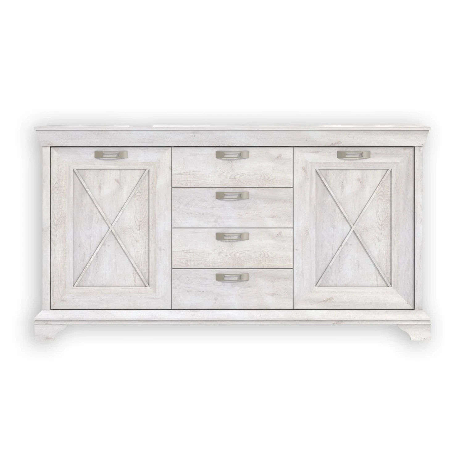 Sideboard - Pinie weiß - 178 cm breit 1 Sideboard - Pinie weiß - 178 cm breit