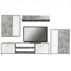 Kommode - Beton-Optik-weiß - 60 cm -Wohnzimmer Verkäufe 1023056600 03 1600Wx1600H