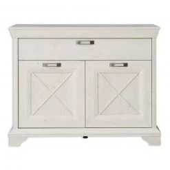 Sideboard - Pinie weiß - 123 cm breit