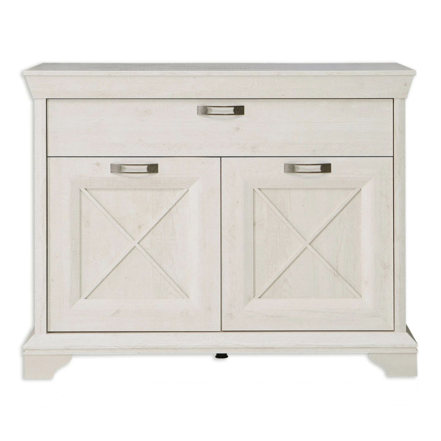 Sideboard - Pinie weiß - 123 cm breit 1 Sideboard - Pinie weiß - 123 cm breit