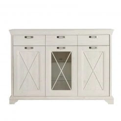 Highboard - Pinie weiß - 178 cm breit