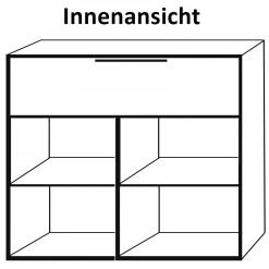 Barkommode - Pinie weiß - 123 cm breit -Wohnzimmer Verkäufe 1023066200 03 1600Wx1600H