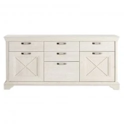 Sideboard - Pinie weiß - 178 cm breit