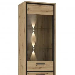 Vitrine - Artisan Eiche - 64 cm -Wohnzimmer Verkäufe 1023067900 03 1600Wx1600H