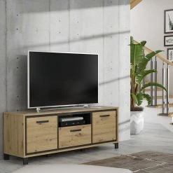 TV-Lowboard - Artisan Eiche - 158 cm -Wohnzimmer Verkäufe 1023068000 03 1600Wx1600H