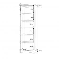 Vitrine - Artisan Eiche - 206 cm -Wohnzimmer Verkäufe 1023068600 05 1600Wx1600H