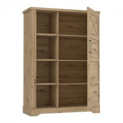 Highboard - Artisan Eiche - 4 offene Fächer -Wohnzimmer Verkäufe 1023069000 03 1600Wx1600H