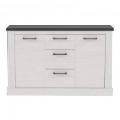 Sideboard - Pinie weiß - Touchwood - 141 cm