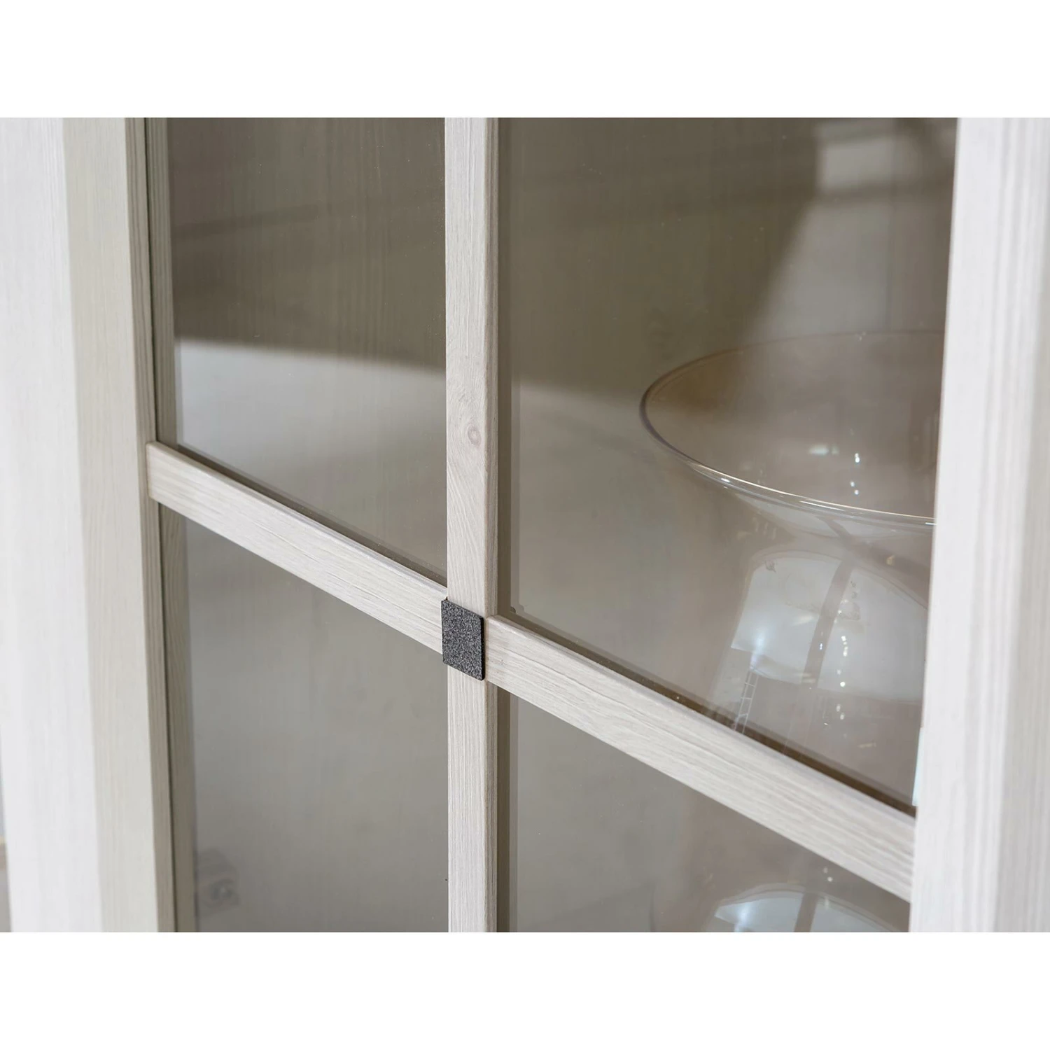 Highboardvitrine - Schneeeiche - 120 cm 3 Highboardvitrine - Schneeeiche - 120 cm – Bild 3