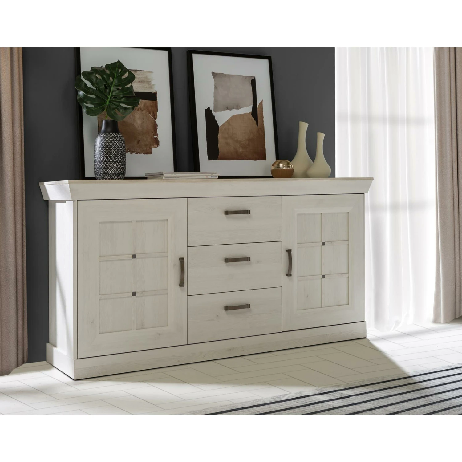 Sideboard - Schneeeiche - 174 cm 5 Sideboard - Schneeeiche - 174 cm – Bild 5