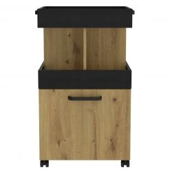 Hausbar - Artisan Eiche - Schwarzeiche - auf Rollen -Wohnzimmer Verkäufe 1023075000 06 1600Wx1600H