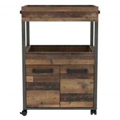 Hausbar - Old Wood Vintage - Betonoptik - auf Rollen -Wohnzimmer Verkäufe 1023075100 05 1600Wx1600H