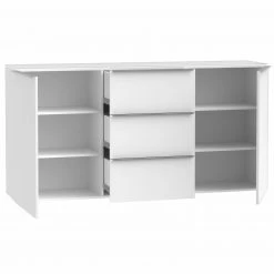 Sideboard - weiß - Glasfronten - 180 cm -Wohnzimmer Verkäufe 1023075400 03 1600Wx1600H