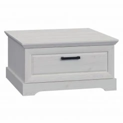 Couchtisch - Sibiu Lärche weiß - Soft-Close - 86 cm breit
