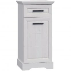 Kommode - Sibiu Lärche weiß - Soft-Close - 51 cm breit