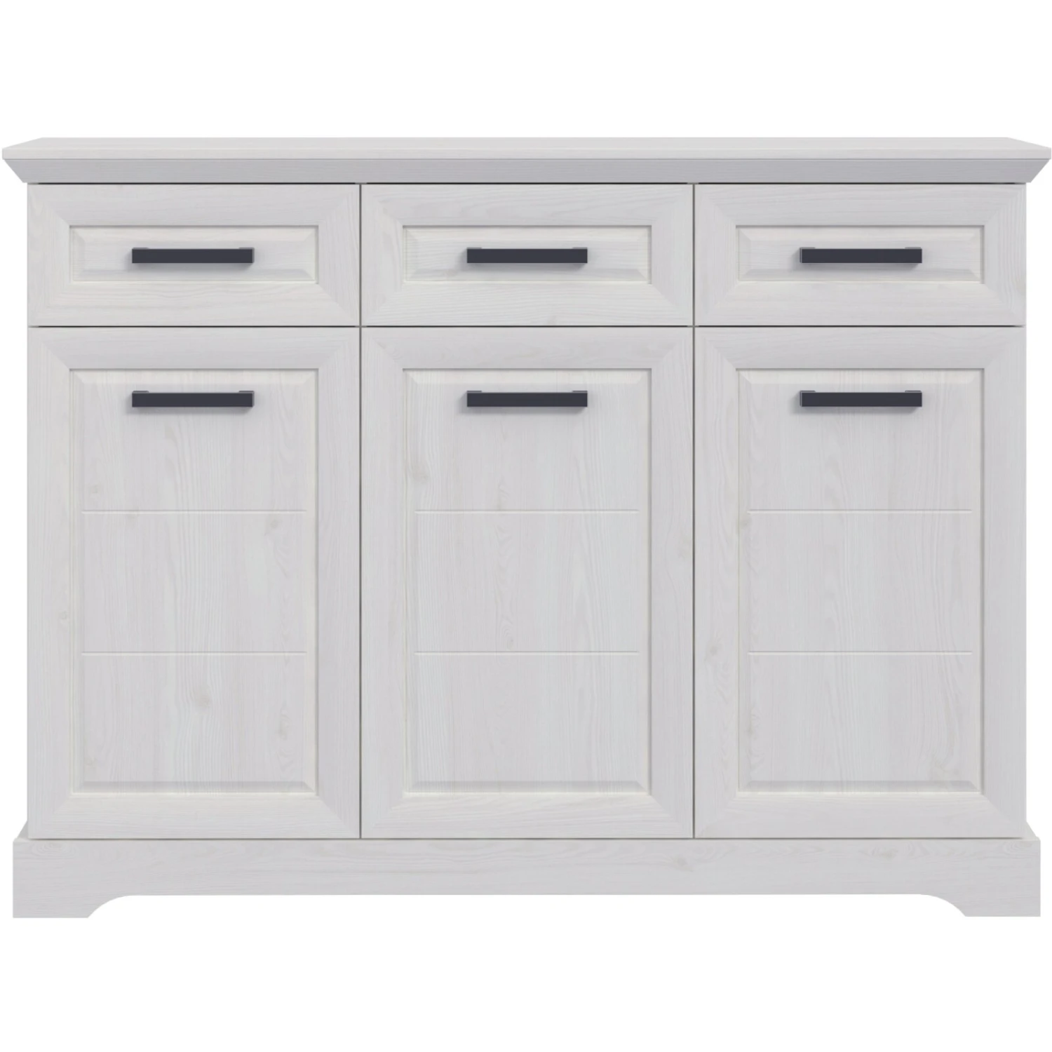 Kommode - Sibiu Lärche weiß - Soft-Close - 140 cm breit 2 Kommode - Sibiu Lärche weiß - Soft-Close - 140 cm breit – Bild 2