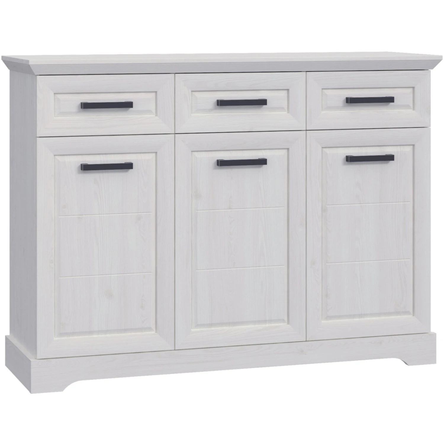 Kommode - Sibiu Lärche weiß - Soft-Close - 140 cm breit 1 Kommode - Sibiu Lärche weiß - Soft-Close - 140 cm breit