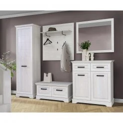 Garderobenkommode - Sibiu Lärche weiß - Soft-Close - 95 cm breit -Wohnzimmer Verkäufe 1023077100 06 1600Wx1600H