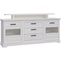 Sideboard - Sibiu Lärche weiß - 3 Schubkästen - 201,5 cm breit