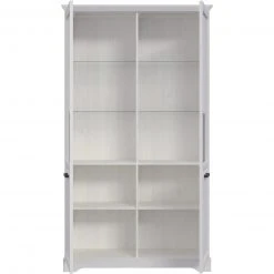 Vitrine - Sibiu Lärche - weiß - 204,4 cm hoch -Wohnzimmer Verkäufe 1023078000 04 1600Wx1600H