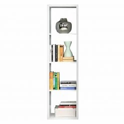 Standregal - weiß - 141,8 cm hoch -Wohnzimmer Verkäufe 1023078300 04 1600Wx1600H