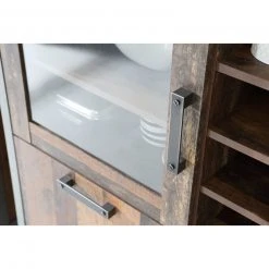 Highboardvitrine - Old Wood Vintage-Betonoptik - 151 cm breit -Wohnzimmer Verkäufe 1023078500 04 1600Wx1600H