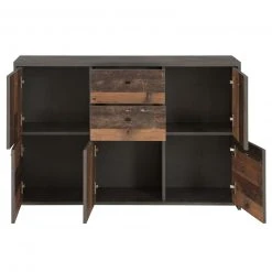 Kommode - Betonoptik - Old Wood Vintage - 5 Türen - 114 cm breit -Wohnzimmer Verkäufe 1023078801 03 1600Wx1600H