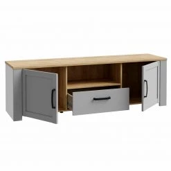 Lowboard - Eiche grau - Riviera Eiche - 166 cm breit 14 Lowboard - Eiche grau - Riviera Eiche - 166 cm breit -Wohnzimmer Verkäufe 1023083500 04 1600Wx1600H