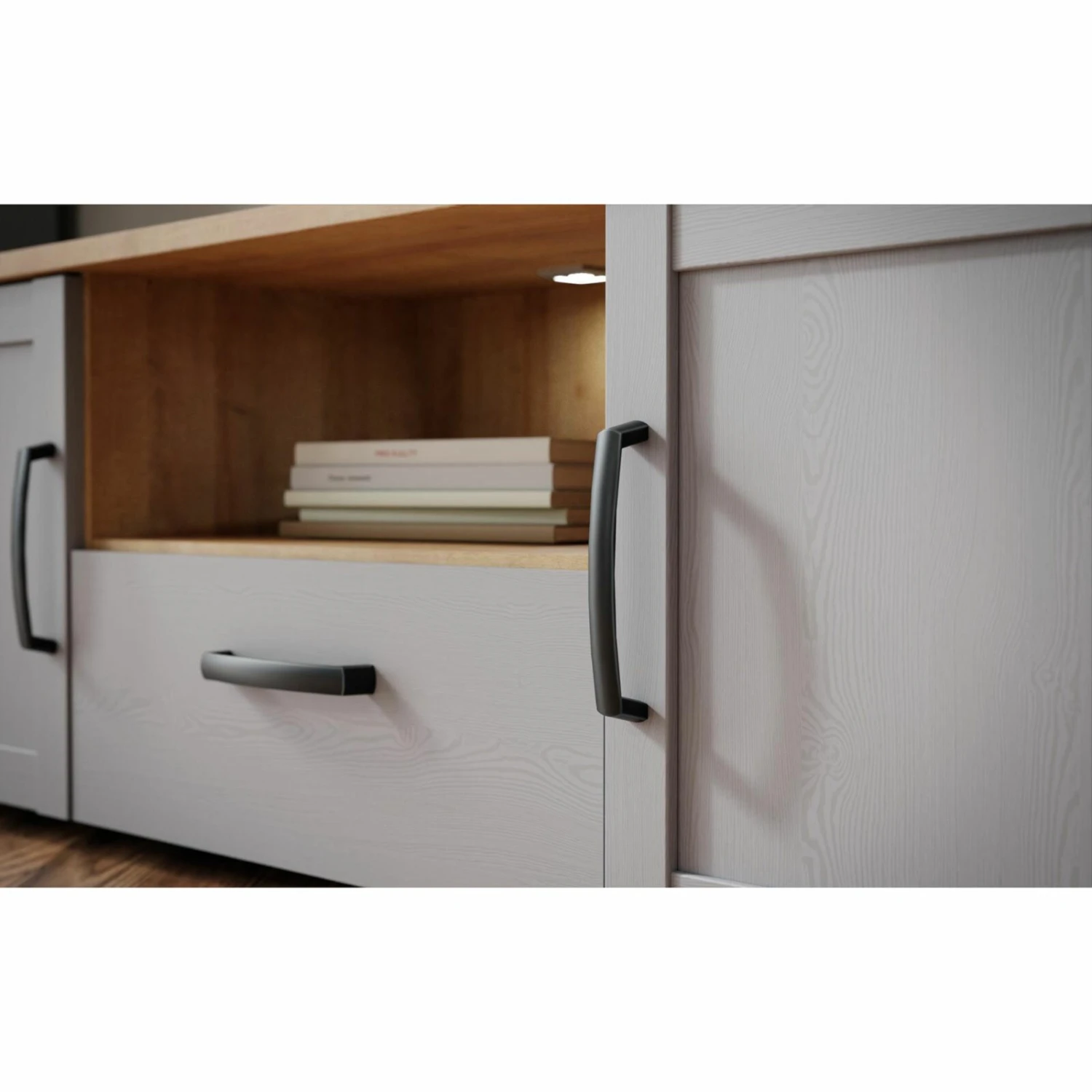 Lowboard - Eiche grau - Riviera Eiche - 166 cm breit 6 Lowboard - Eiche grau - Riviera Eiche - 166 cm breit – Bild 6