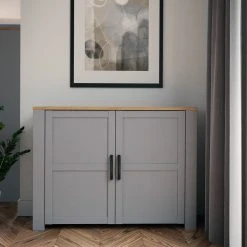 Kommode - Eiche grau - Riviera Eiche - 116 cm breit -Wohnzimmer Verkäufe 1023084200 05 1600Wx1600H