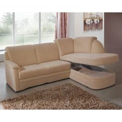 Ecksofa - beige - Liegefunktion - Ottomane rechts -Wohnzimmer Verkäufe 1034003200 03 1600Wx1600H