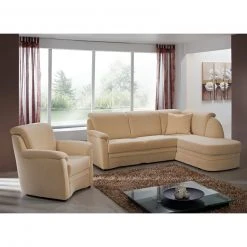 Ecksofa - beige - Liegefunktion - Ottomane rechts -Wohnzimmer Verkäufe 1034003200 04 1600Wx1600H
