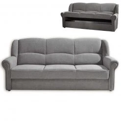 3-Sitzer-Sofa - taupe - Flachgewebe - Kippfunktion