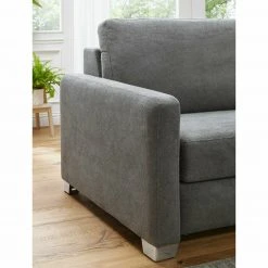 Ecksofa - stone - Basismodell - Recamiere rechts -Wohnzimmer Verkäufe 1034004077 04 1600Wx1600H