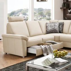 Ledersofa - ecru - Federkern - mit Funktionen 8 Ledersofa - ecru - Federkern - mit Funktionen -Wohnzimmer Verkäufe 1158002600 03 1600Wx1600H