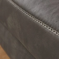 polsterpower 2,5-Recamiere Ledersofa - grau - Basismodell - Armlehne rechts -Wohnzimmer Verkäufe 1158002977 04 1600Wx1600H