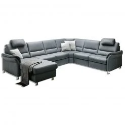 polsterpower Ledersofa - grau - Basismodell - Canapé links -Wohnzimmer Verkäufe 1158003477 09 1600Wx1600H