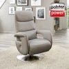 polsterpower Relaxchair - grau - Leder - Basismodell