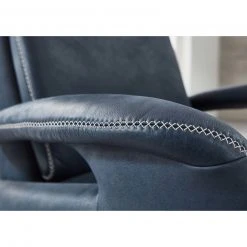 Ledersessel - dunkelblau - stufenlose Rückenverstellung -Wohnzimmer Verkäufe 1158007800 06 1600Wx1600H