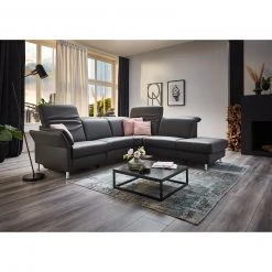 polsterpower Ledersofa - anthrazit - mit Funktionen -Wohnzimmer Verkäufe 1158009000 03 1600Wx1600H