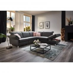 polsterpower Ledersofa - anthrazit - mit Funktionen -Wohnzimmer Verkäufe 1158009000 04 1600Wx1600H