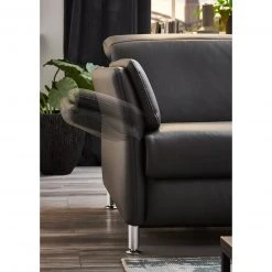 polsterpower Ledersofa - anthrazit - mit Funktionen -Wohnzimmer Verkäufe 1158009000 05 1600Wx1600H