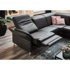 polsterpower Ledersofa - anthrazit - mit Funktionen -Wohnzimmer Verkäufe 1158009000 06 1600Wx1600H