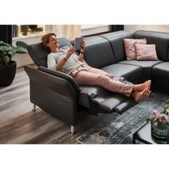 polsterpower Ledersofa - anthrazit - mit Funktionen -Wohnzimmer Verkäufe 1158009000 10 1600Wx1600H