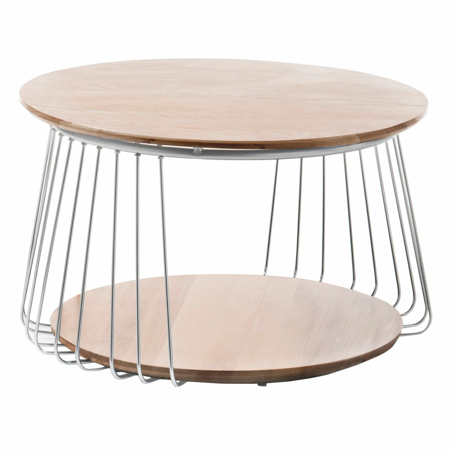 Couchtisch - Asteiche massiv - rund - 70 cm 3 Couchtisch - Asteiche massiv - rund - 70 cm – Bild 3