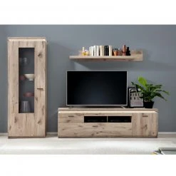 TV-Lowboard - Viking Oak - LED-Beleuchtung - 196 cm -Wohnzimmer Verkäufe 1189006900 10 1600Wx1600H
